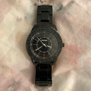 Fossil Watch Black